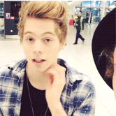 ashtonbangme-deactivated2015081:  5sos: Headed to Sweden… It’s early as balls 