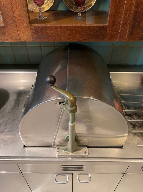 This strange-looking device, located in the small pantry between Glencairn’s kitchen and dining room