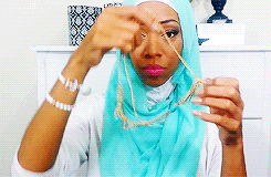 beautyofhijabs:  EASY HIJAB TUTORIAL FOR EID BY:  Nadira037 