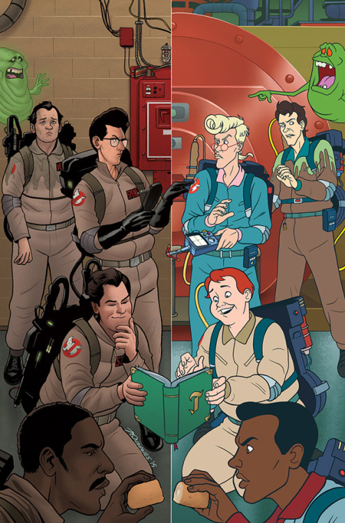 primaopoi:  Ghostbusters: Get Real #3, cover by Joe Quinones