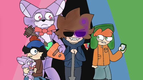 EVVILLLLS-(Dont Ask Why Bonnie Plush Is The Best Shaded Out Of The 4 Others I Have No Idea What Happened