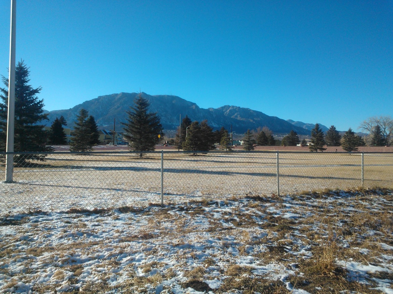 Went to the dog park on post today and it was soo cold out lol. I took this nice