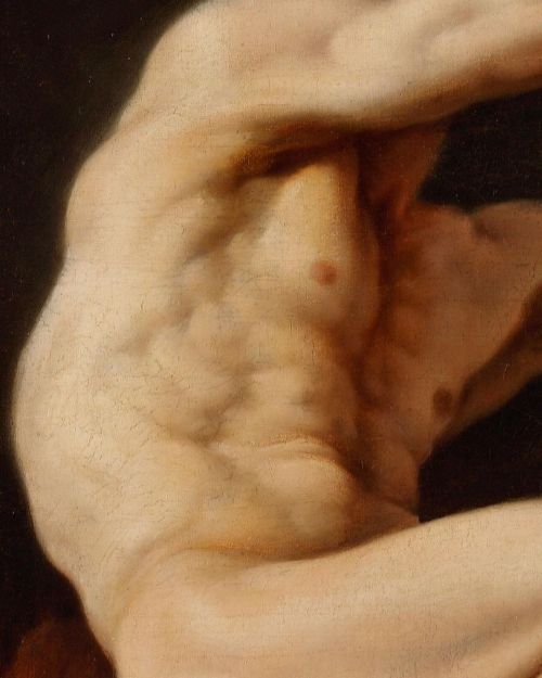 ‘Sitting Male Nude’, 1772 by Nicolai Abildgaard (1743–1809). Statens Museum for Kunst, Copenhagen 