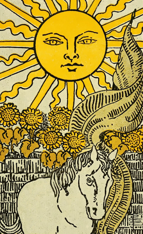 The Sun (edited) - Lauron William De Laurence - The illustrated key to the tarot - 1918 - via Intern