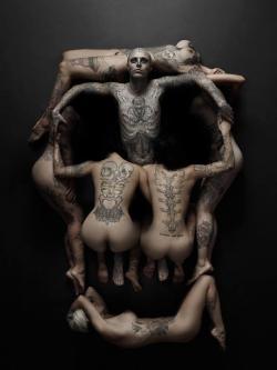 zepsternerd:  Rick Genest &amp; Freyja Veda 