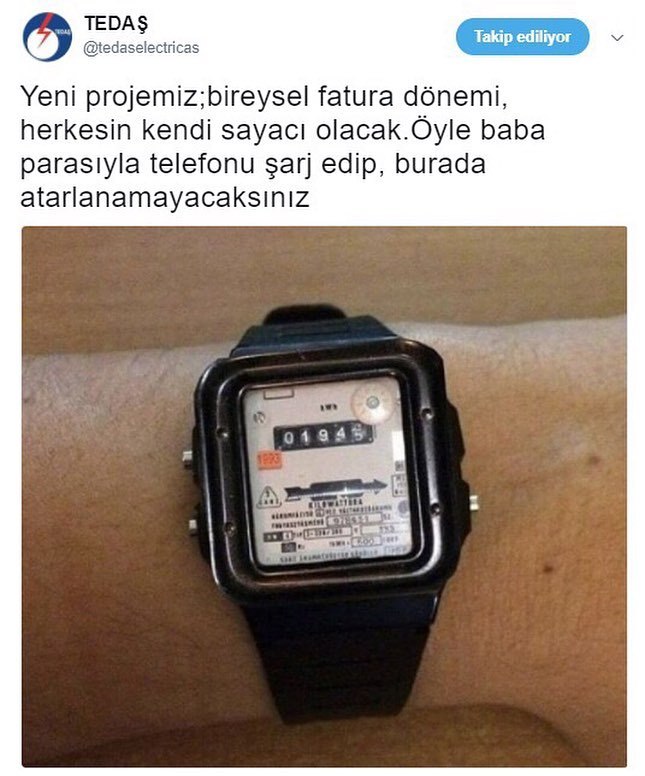 TEDAŞ
@tedaselectricas
Taki...