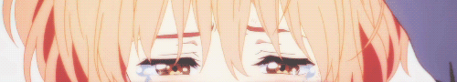 fairytailwitch:   Kyoukai no Kanata + Mirai Kuriyama’s Eyes “In short, I love it when you’re wearing glasses, Kuriyama-san!”  