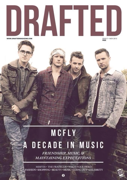 fuckyeahdougiepoyntersource:  Mcfly looking extremely HOT on the Drafted Magazine cover!