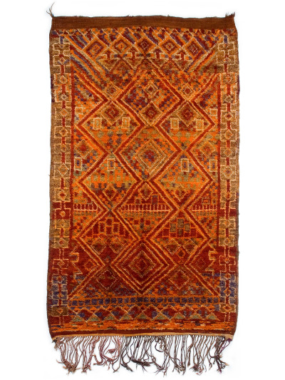 exceptionally rare (most likely Beni Jelidassen or Beni Bou Yahi) rug from the NE of Morocco, ca 1950′s! Likely made by a female master weaver - Maalema
www.ateliernomade.ca
www.instagram.com/ateliernomade