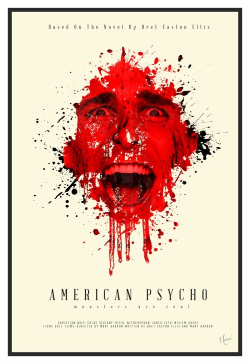 Porn thepostermovement:  American Psycho by Johnny photos