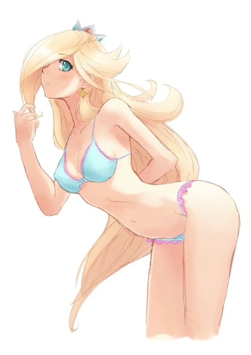 kappachinu:  Rosalina in a swimsuit 