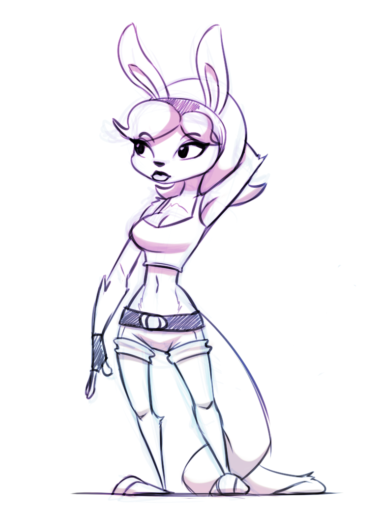 SKETCHYFUN — Tess from Jak & Daxter!