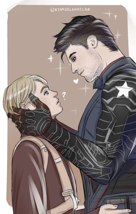 ok listenLISTENThis Bucky from TFATWSwith THIS skinny Steve from What If…? seriesP L E A S E