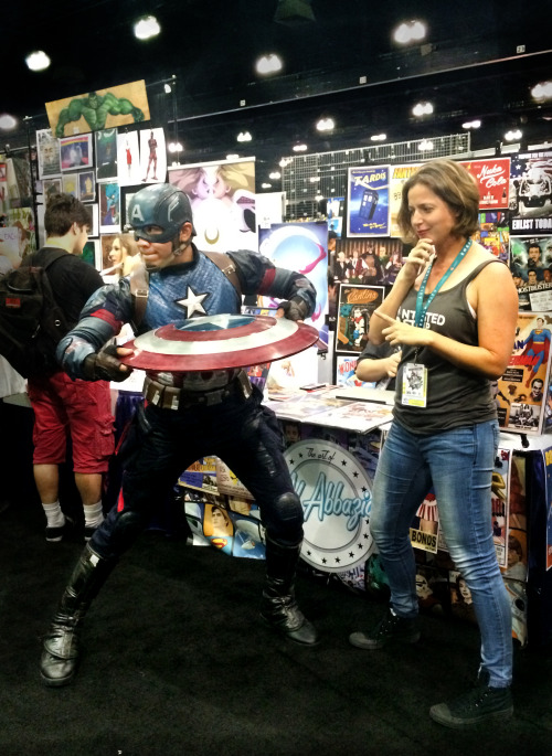 Contested Strip went to WonderCon! Some guy named Steve needed our help with his throwing form. 