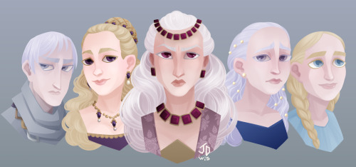  All portraits of the children of King Jaehaerys and Queen Alysanne are ready)