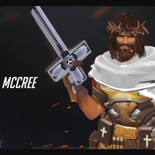 bran-reblags:  bumbleshark:  angrybooklady:  bumbleshark:  whats happening this spring for skins to come out….blizzard dont you dare give me easter skins  Junkrat with bunny ears and an Easter basket full of bombs. I’m just saying.  i raise you with