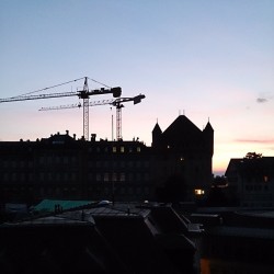 Lausanne <3 #nofilter #sunset #switzerland