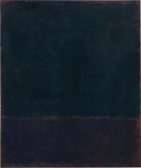 dailyrothko:Mark Rothko, Untitled (Black Blue Painting), 1968oil on paper, laid on linen47 ¾ x 40 1/