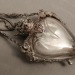 julietjardin:18th Century German chatelaine scent bottle, hand finished crystal,