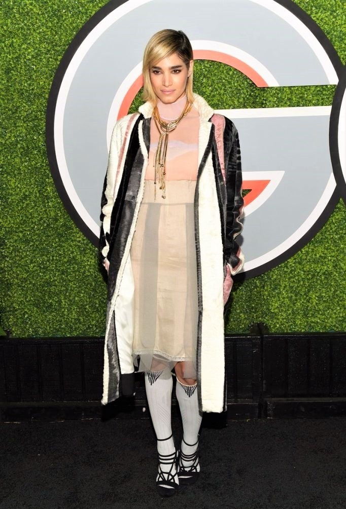 neuroticfashionplate:  Sofia Boutella wears Prada at the 2017 GQ Men of the Year