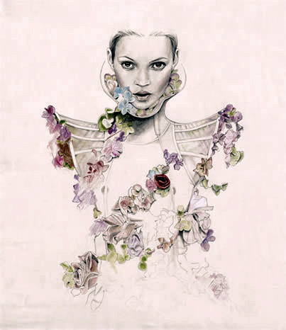 Cedric Rivran McQueen, 2007 and Kate Moss