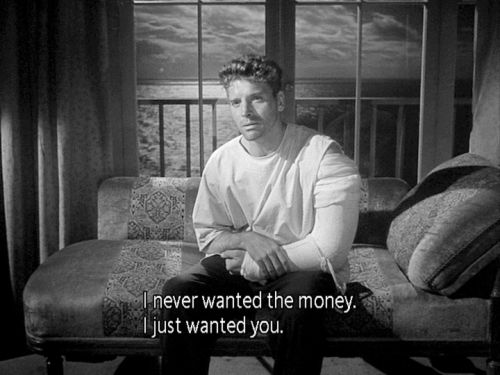 Burt Lancaster in the film noir classic Criss Cross (Robert Siodmak, 1949)