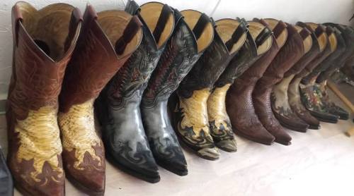 bootz2leather: docskinheadboy: Fucking awesome Sendra cowboy boots collection. Would love to have fu