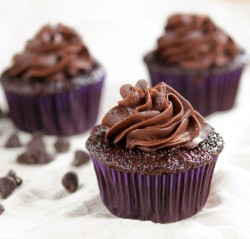 Desserts-N-Sweets:  Gastrogirl:  Chocolate Cupcakes With Classic Chocolate Frosting.