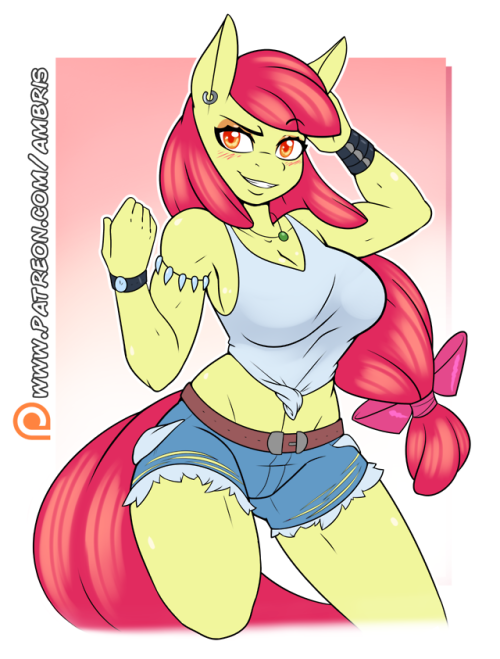 ambris:  Adult Applebloom buysomeapples.wav Lewd and Newd versions available on my Patreon!
