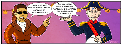 drfoxes: It’s a day late buuut here’s a Halloween comic collab I did with @starbug1988 t