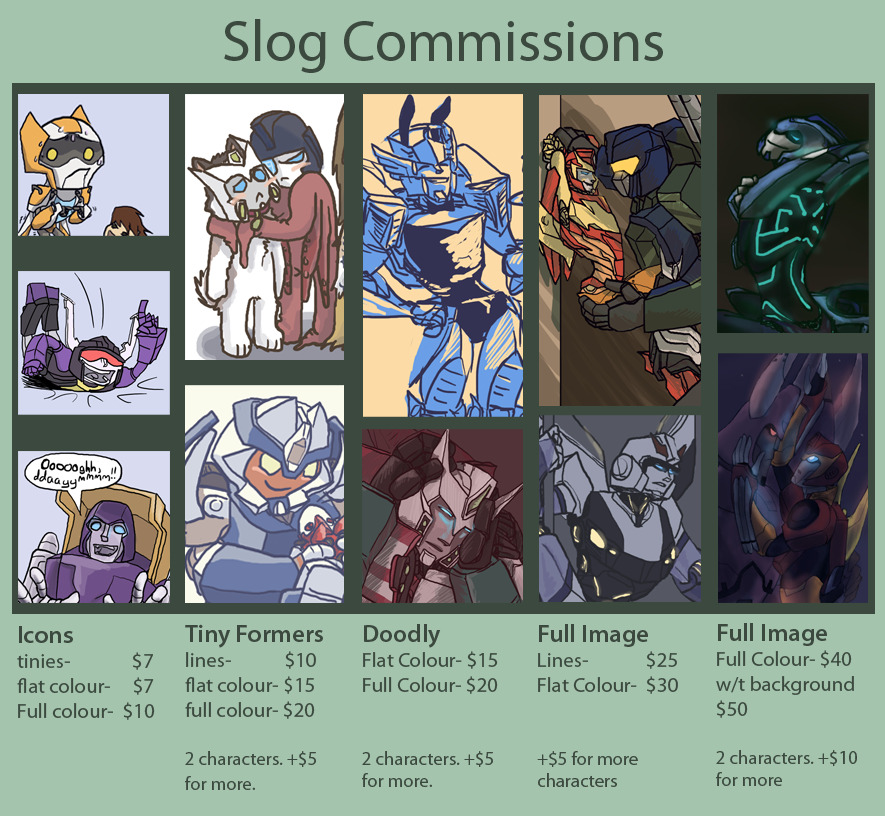 slogandstuff:  And after mentioning it months ago, here, at long last, a commission