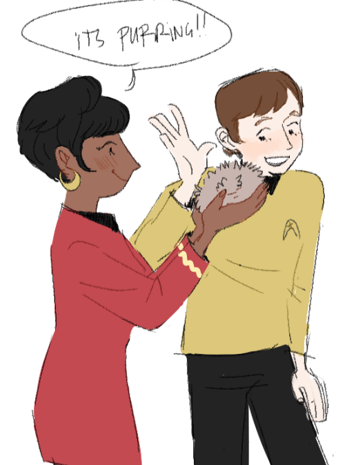 horsedrawnstudent:rewatching star trek this week.