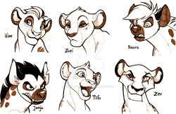 slipknotpyro: Some lion guard characters