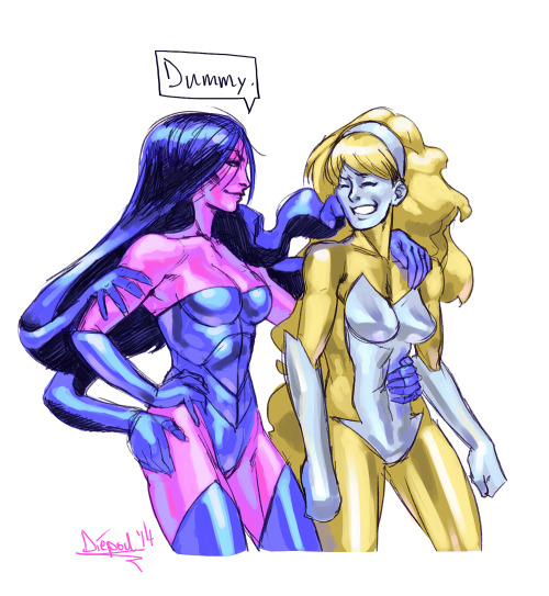 diepod-stuff:Malice and Genocyde being shiny.