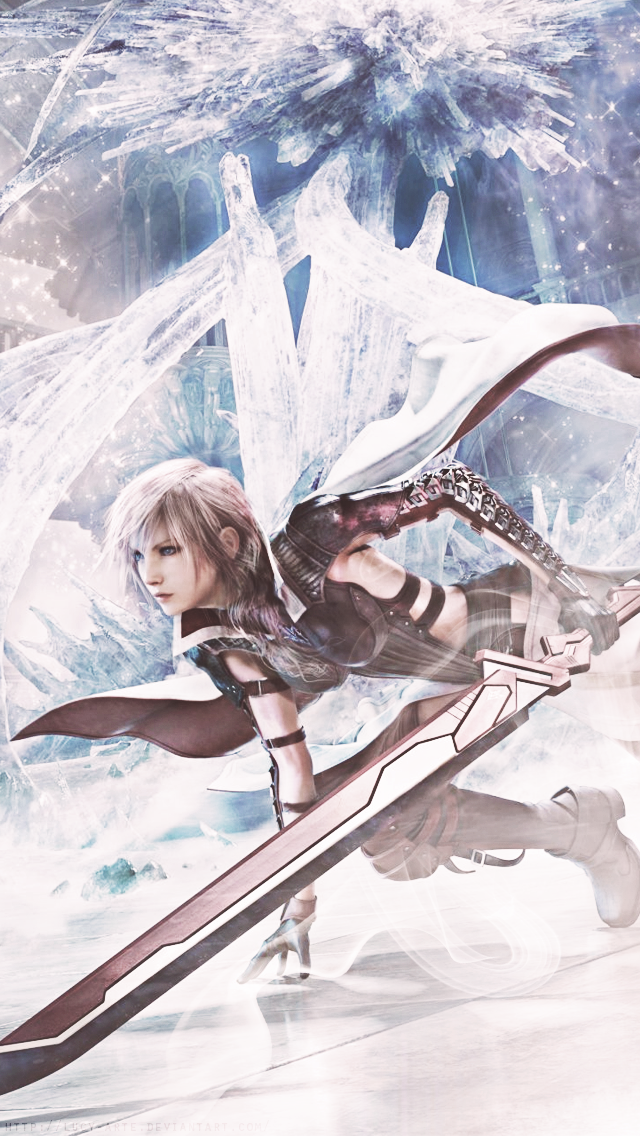 lucyllea-artemicia:  Final Fantasy XIII Trilogy LightningiPhone 5 WallpaperDownload
