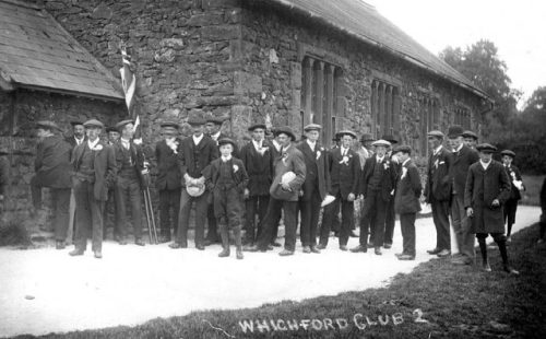 Whichford Club (1910s, Warwickshire):Women and children.  This photo may have been taken in Ascott.W