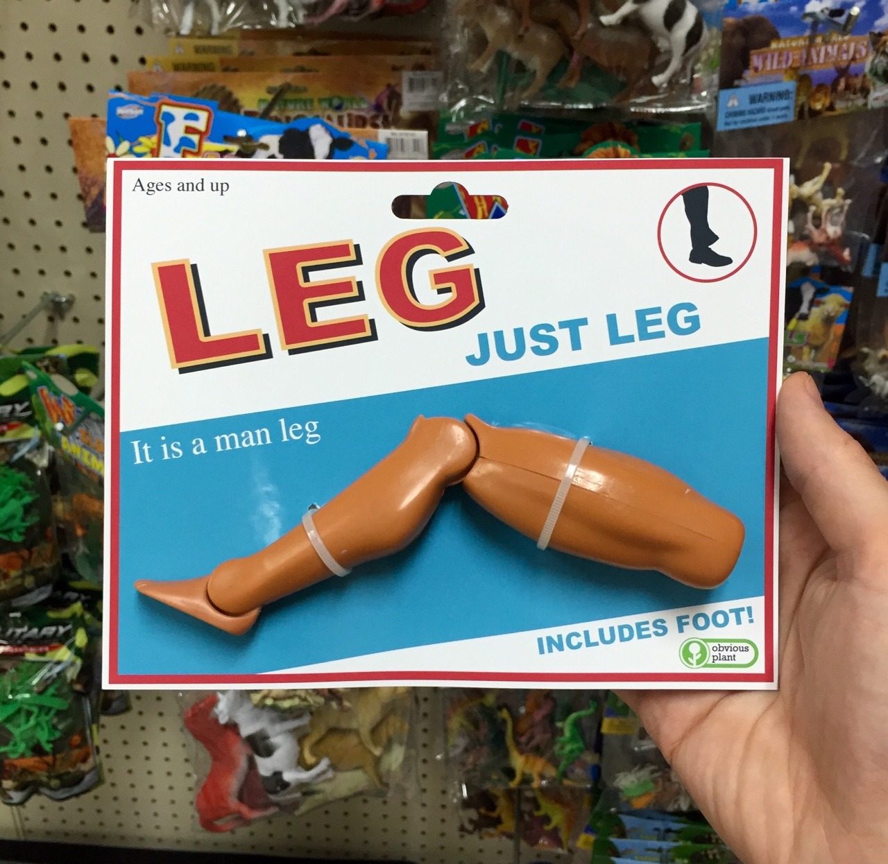 guy: willcolbykettles:  obviousplant:  Leg   You get one    Ages and up 