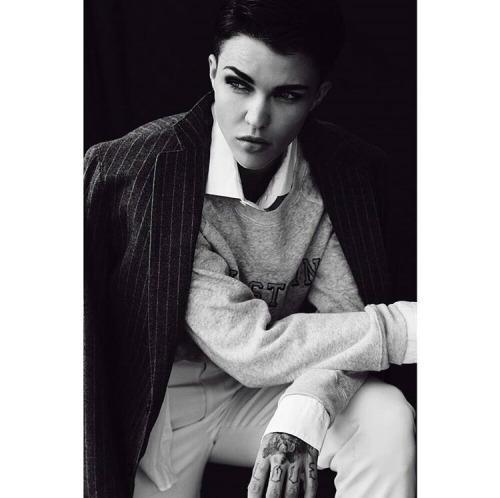 uswntlover94:Ruby Rose for Interview Magazine. (Photographer: Guy Lowndes)