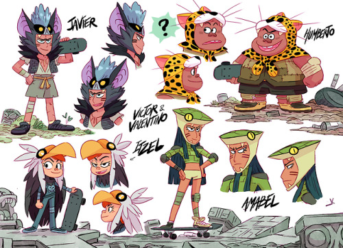 Here are some early research on “Victor and Valentino”,the Cartoon Network series TV created by Dieg