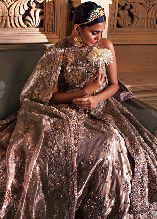 &ldquo;Platinum Rose&rdquo; - Alhambra Bridal Collection from Tena Durrani