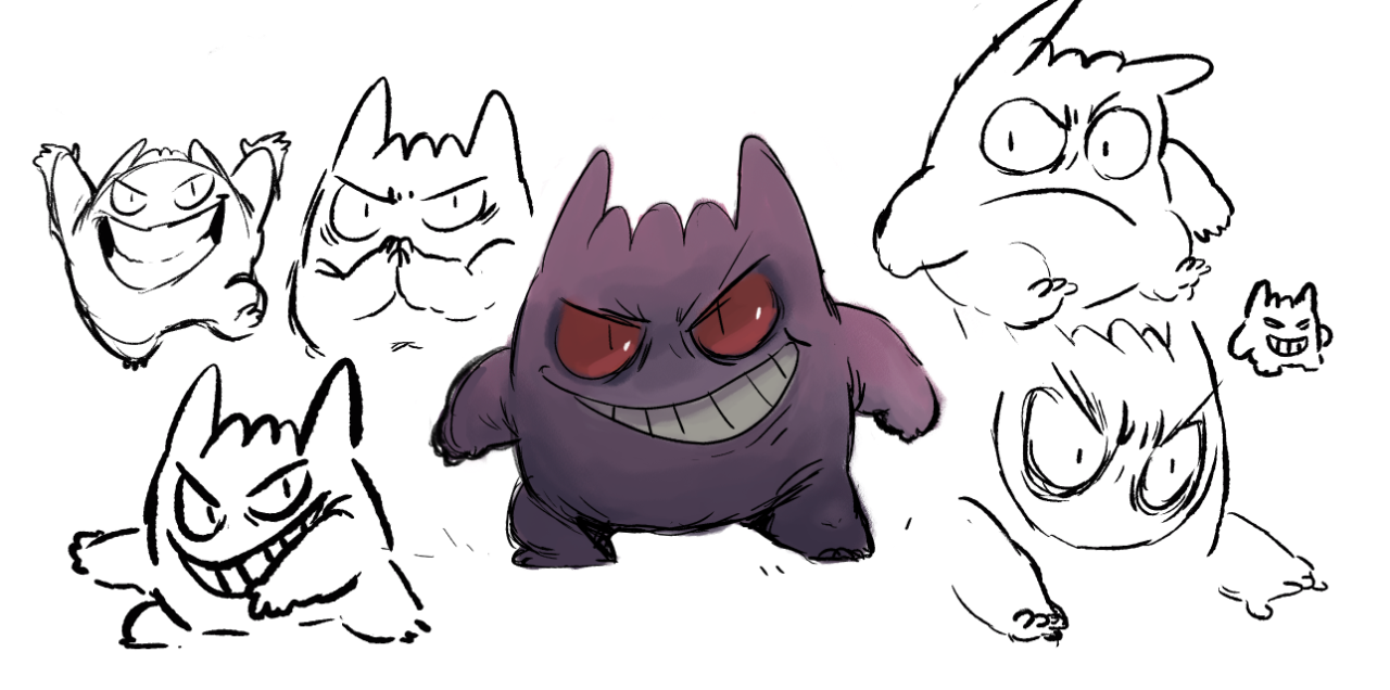 cloudytheraikou:  gengar has such a freaking awesome design and always brings nostalgia