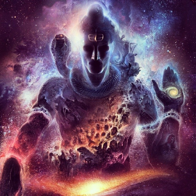 pprock666:  Shiva  #shiva #corelpainter #androidjones #digitalart ##psychedelic #universe