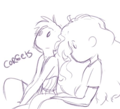 temixart: someone asked for another D/s fashion doodle, so have this one  also my bad i was stoned w