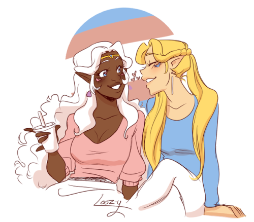 looz-y: they both have the same color palette as the trans flag……they are trans sapphi