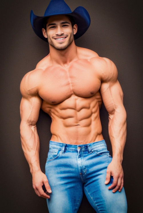 speedo-obsessed:hotmalemix:WOOF!! 🔥😱 Sexy cowboy! 🔥😍