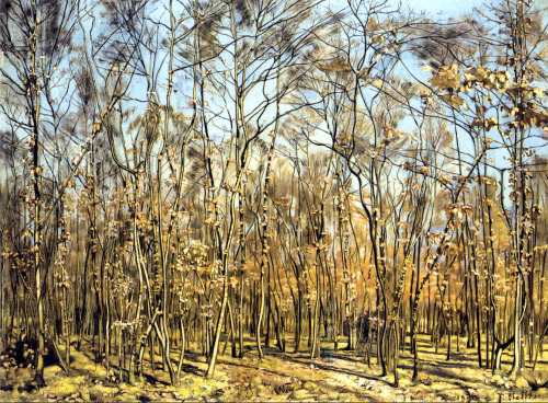 Ferdinand Hodler: The Beech Forest, 1885.