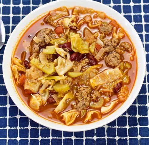 Cabbage Patch Soup is s cheap healthy soup full of LOTS of good for you cabbage and flavors. Our nei