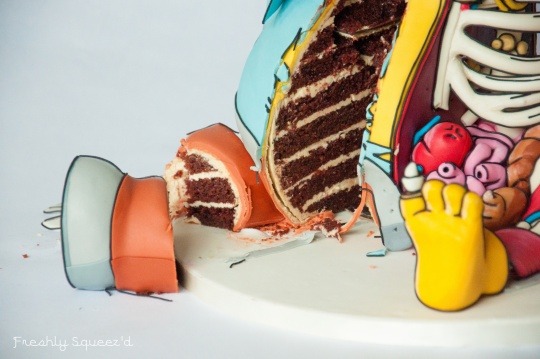 enochliew:  Cut-out Ralph Wiggum Cake by Kylie Mangles Created over 5 days, a competition