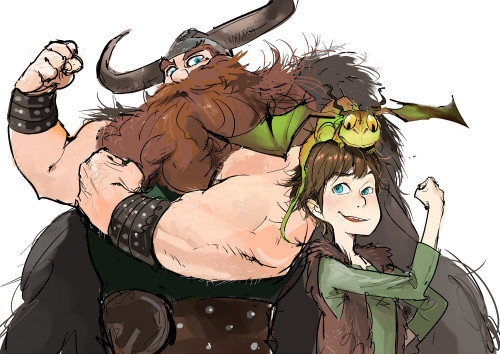 clawshots:   ヒックとドラゴンらくがき   artist tumblr 
