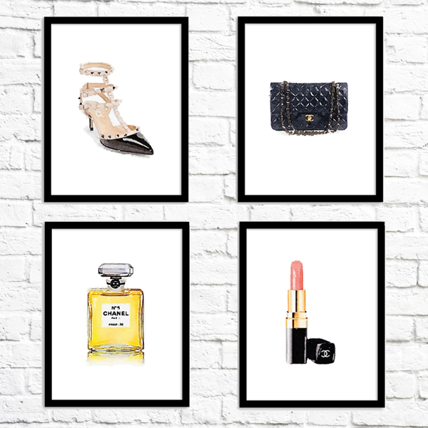 Chic All Day - Free Printable Chanel & Valentino Wall Art from...